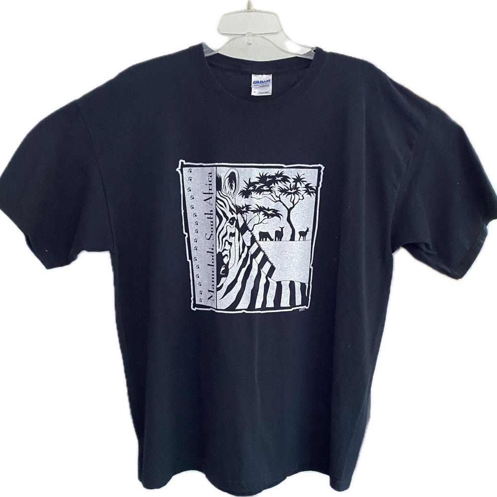 South Africa Gilden Tee Shirt Zebra Mamelodi Men's XL